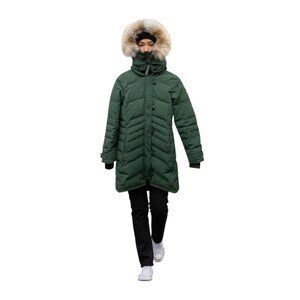 Canada Goose‎ Lorette Parka Women’s XS Green Down Puffer Hooded Winter Coat Warm